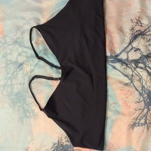 Girlfriend Collective V Neck Bralette Black Size 6xl